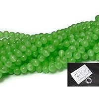 Amazon | g3-1913M 10mm AA 濃水色キャッツアイ 猫目石 1連37cm 通し針