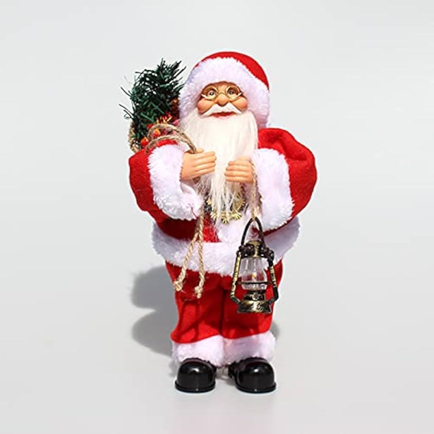 Amazon | クリスマス サンタクロース 電動サンタクロース 人形 飾り