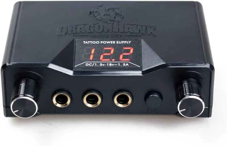 Dragonhawk タトゥーマシン デジタル表示