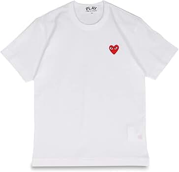 Amazon | [プレイ コムデギャルソン] Tシャツ 半袖 レッドハート ロゴ