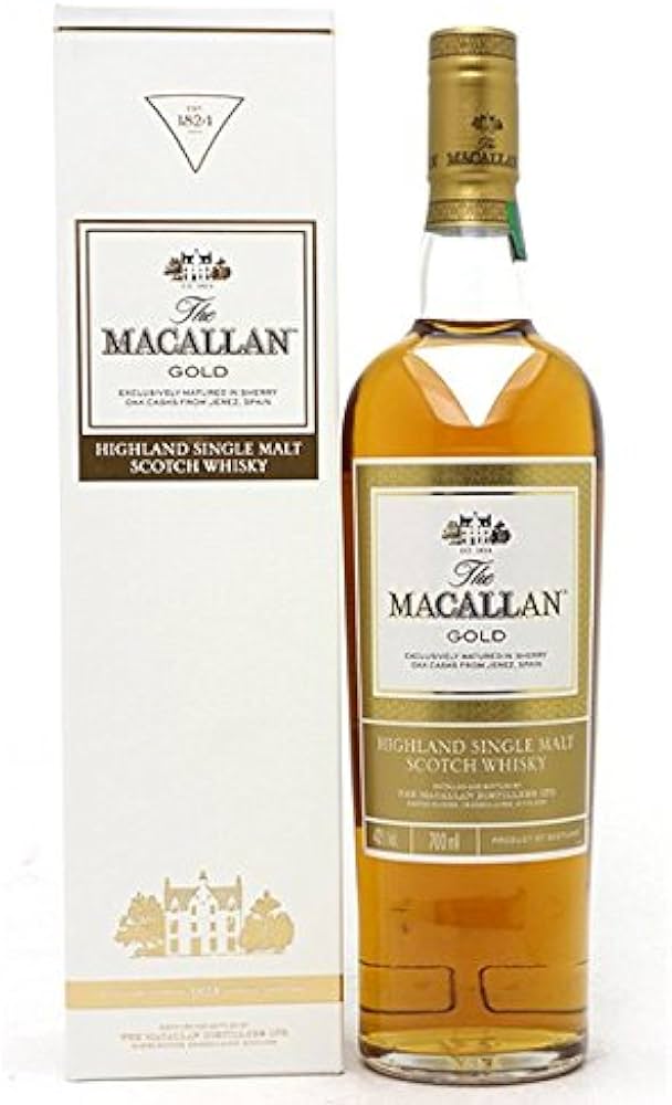Amazon.co.jp: ザ マッカラン ゴールド 1824シリーズ 40度 700ml 箱付