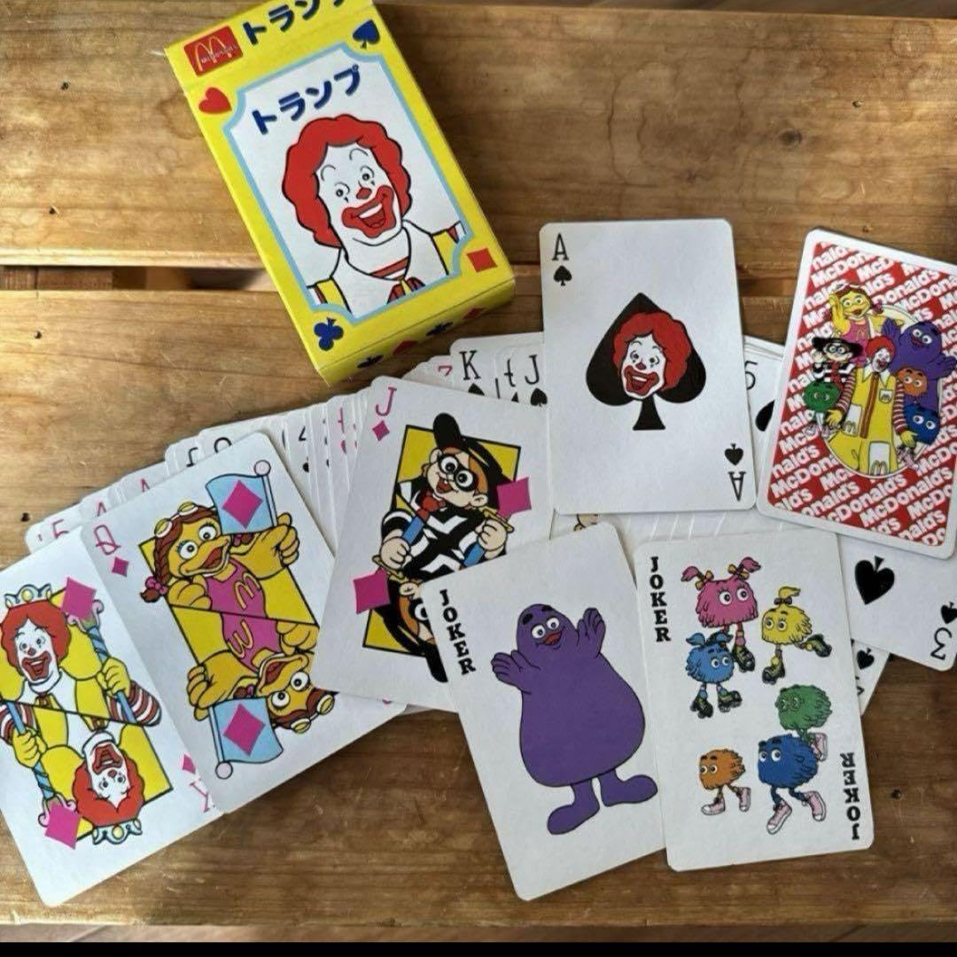 1980 アメリカ マクドナルド 紙もの カード ゲーム ディスプレイ 激