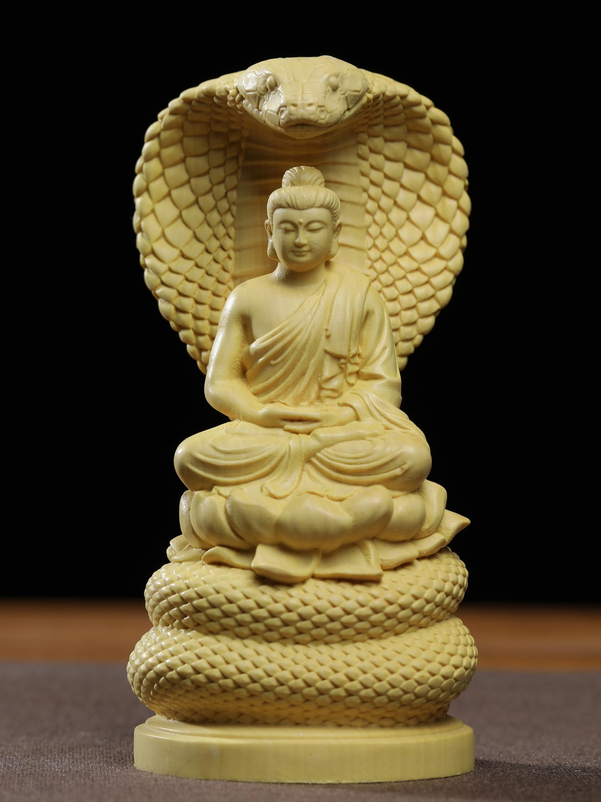 銅器 仏像 竜樹菩薩 蛇仙 仏堂 供養 鎮宅 辟邪 開運風水 招財 置物