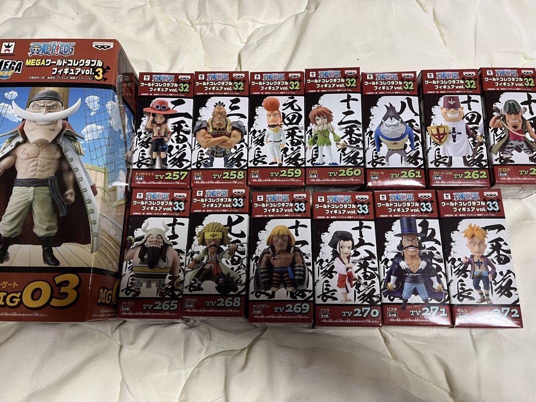 ワーコレ 白ひげ海賊団 全17種 ワンピース ワーコレ 白ひげ海賊団 全17