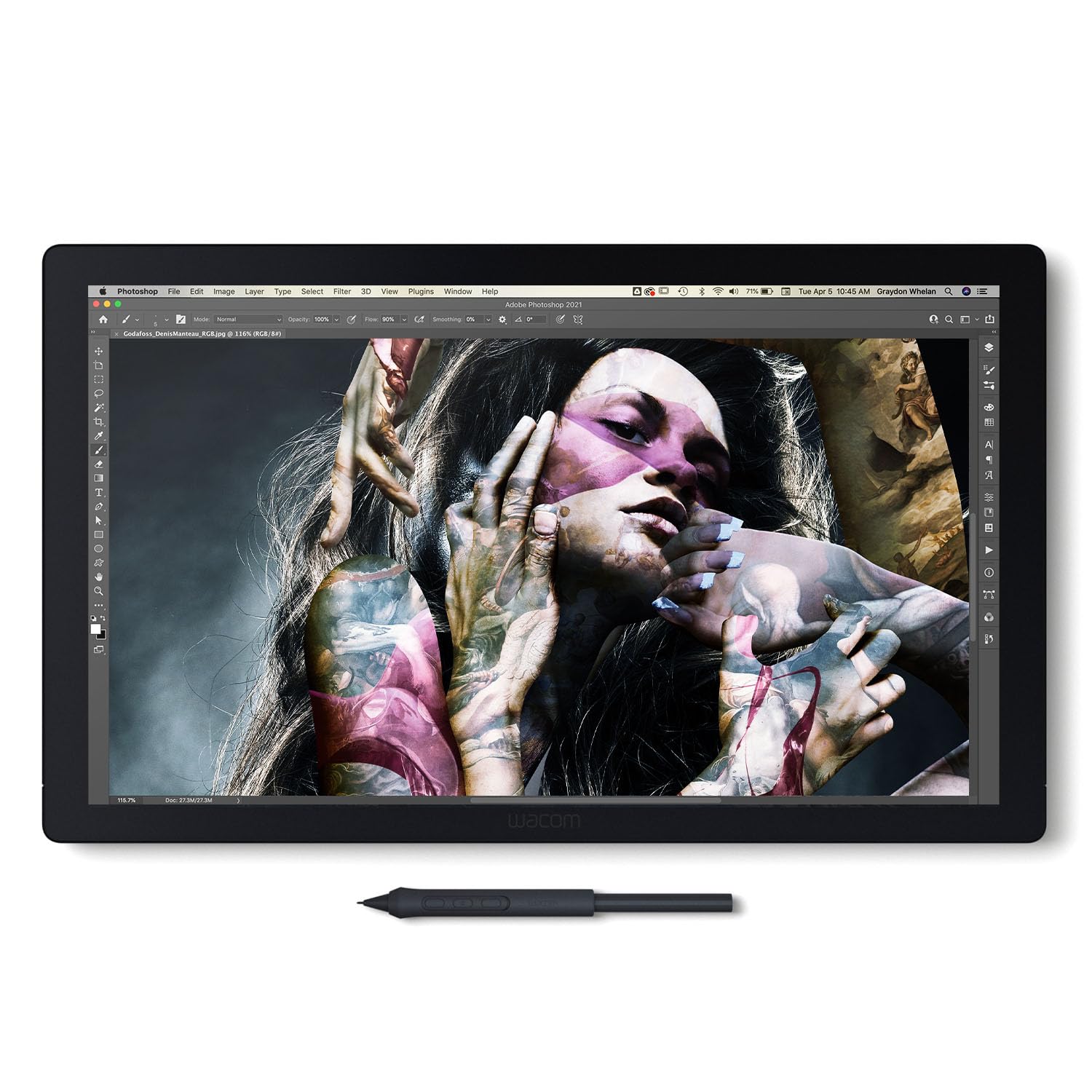 Amazon.com: Wacom Cintiq Pro 17 Drawing Tablet with Screen, 17.3