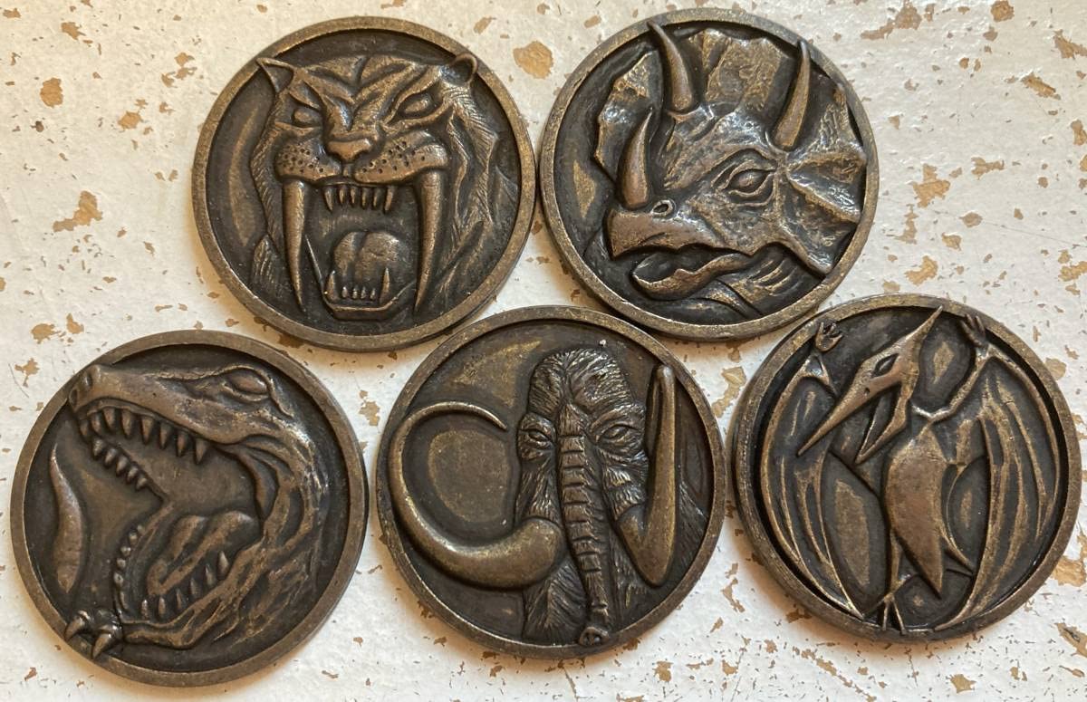 恐竜戦隊ジュウレンジャー てれびくん限定 守護獣メダル ドラゴン