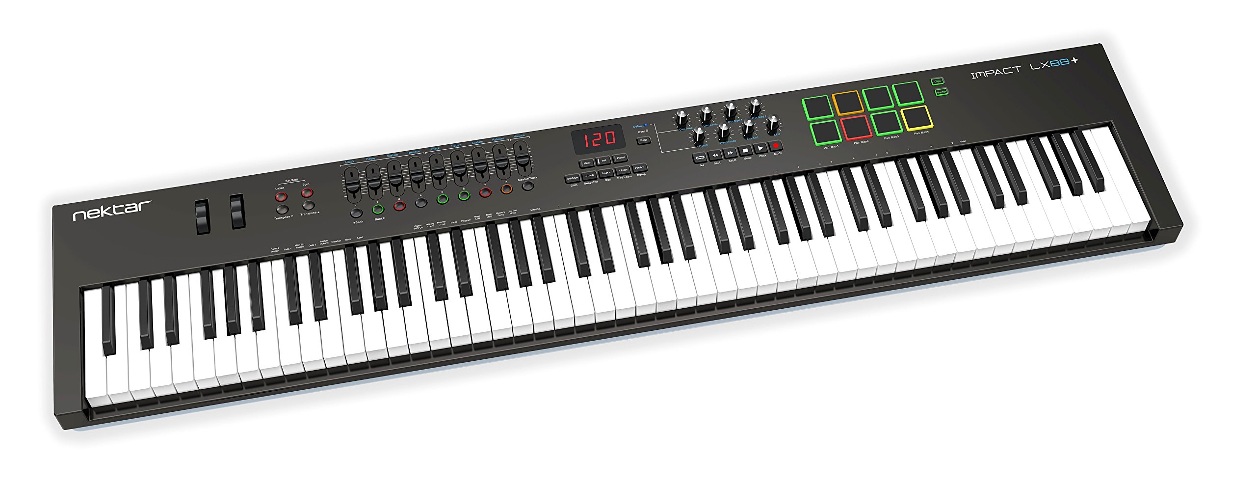 Amazon | Nektar Technology IMPACT LX88+ DAW連携MIDIキーボード