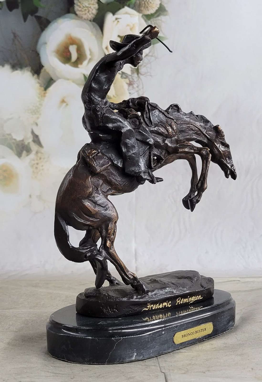 ブロンズ像）フレデリック・レミントン作 【ラトルスネイク】 ブロンズ