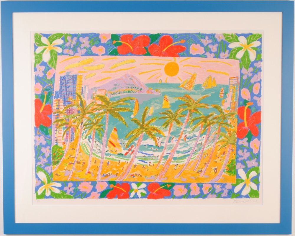 Kim Mcdonald ハワイアンアート ジクレー版画 Kim Mcdonald ハワイアン