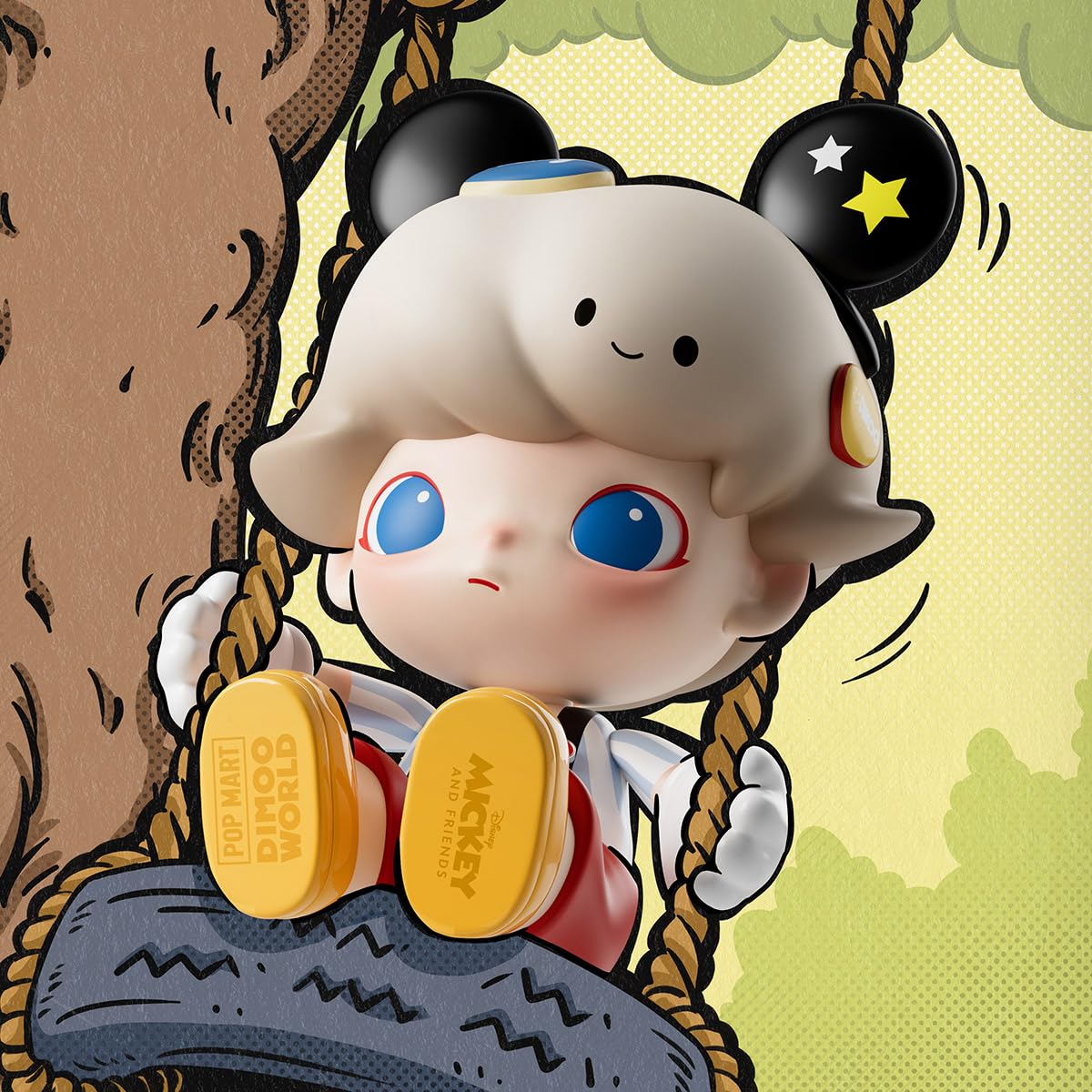Amazon.co.jp: POP MART MEGA JUST DIMOO 400% Mickey Mouse : おもちゃ