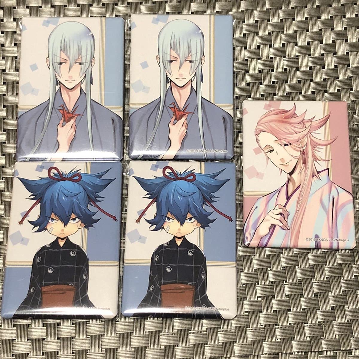 刀剣乱舞 とうらぶ 水心子正秀 軽装 スクエア缶バッジ 刀剣乱舞 とう