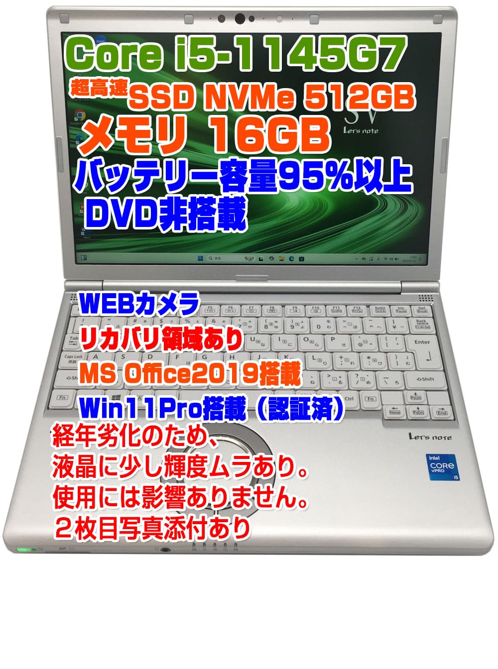 レッツノート SV1 CF-SV1RFLKS WUXGA オフィス Panasonic Let's note