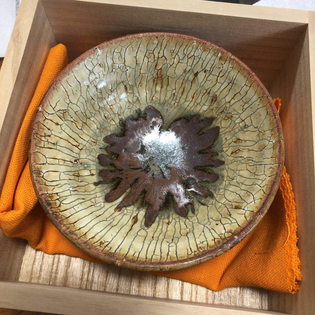 窯元 陶酔庵 作：藪下康一（号：禅牛）萩焼 織部茶碗 Amazon |