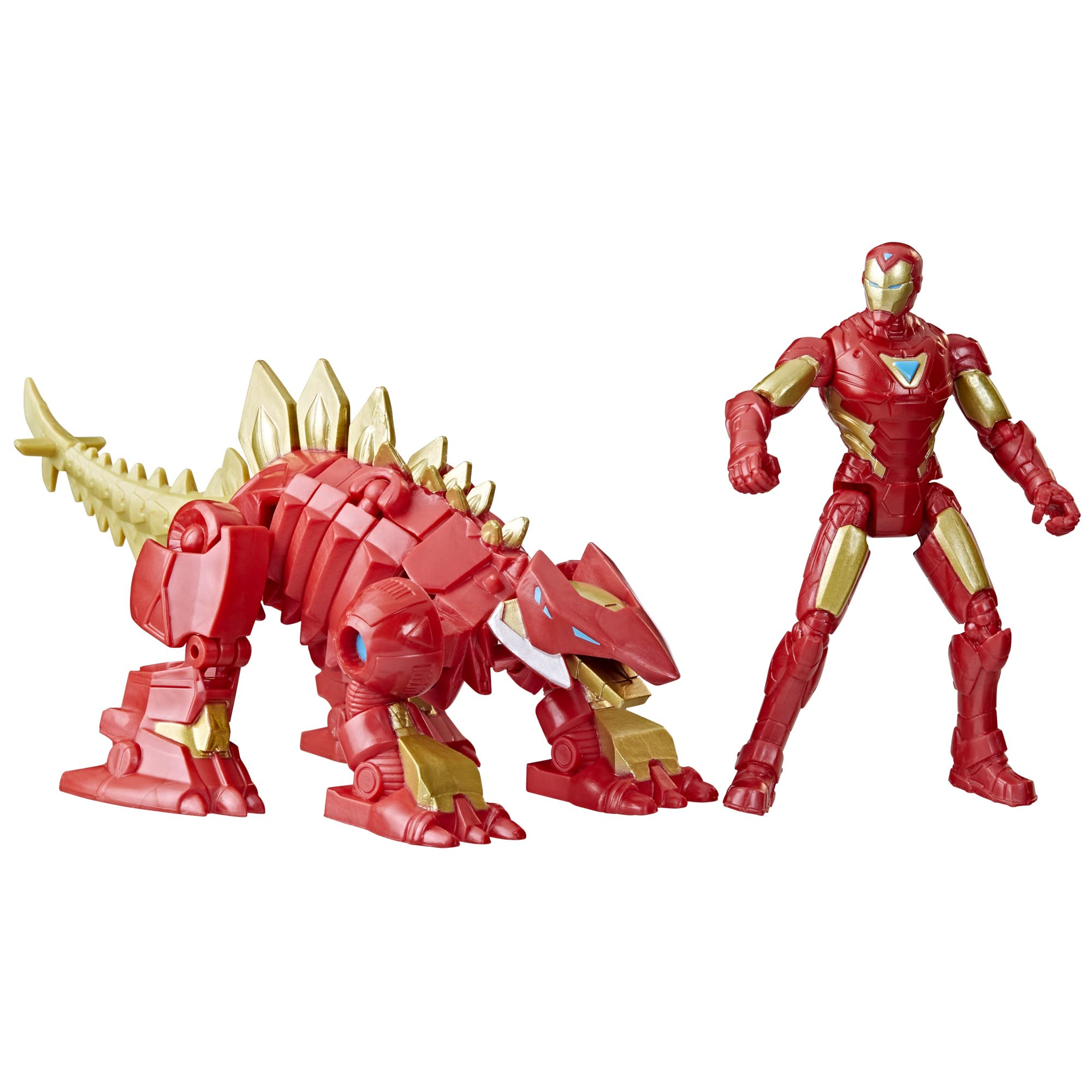 Amazon.com: Marvel Mech Strike Mechasaurs, 4-Inch Iron Man with