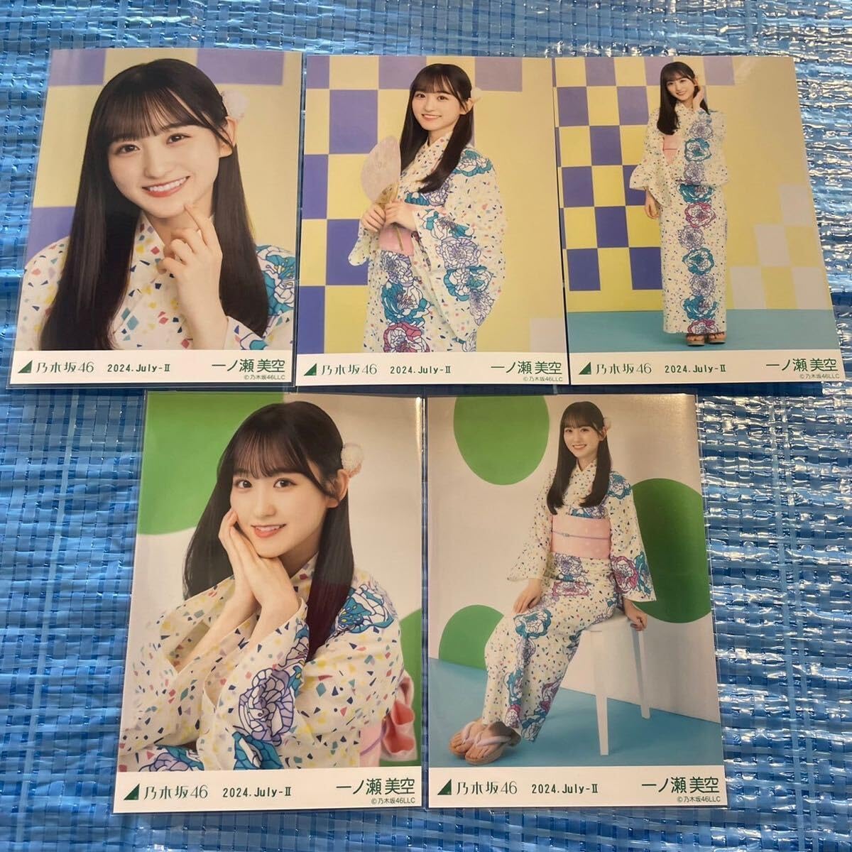 乃木坂46生写真5種コンプ一ノ瀬美空浴衣2025