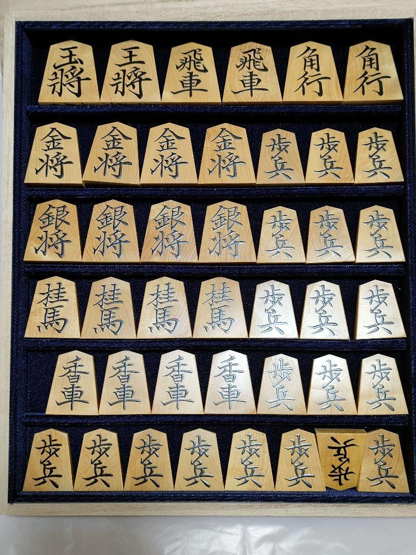 大輪カトレアさん専用--将棋駒 正虎作 巻菱湖書 御蔵ツゲ根杢 盛り上げ