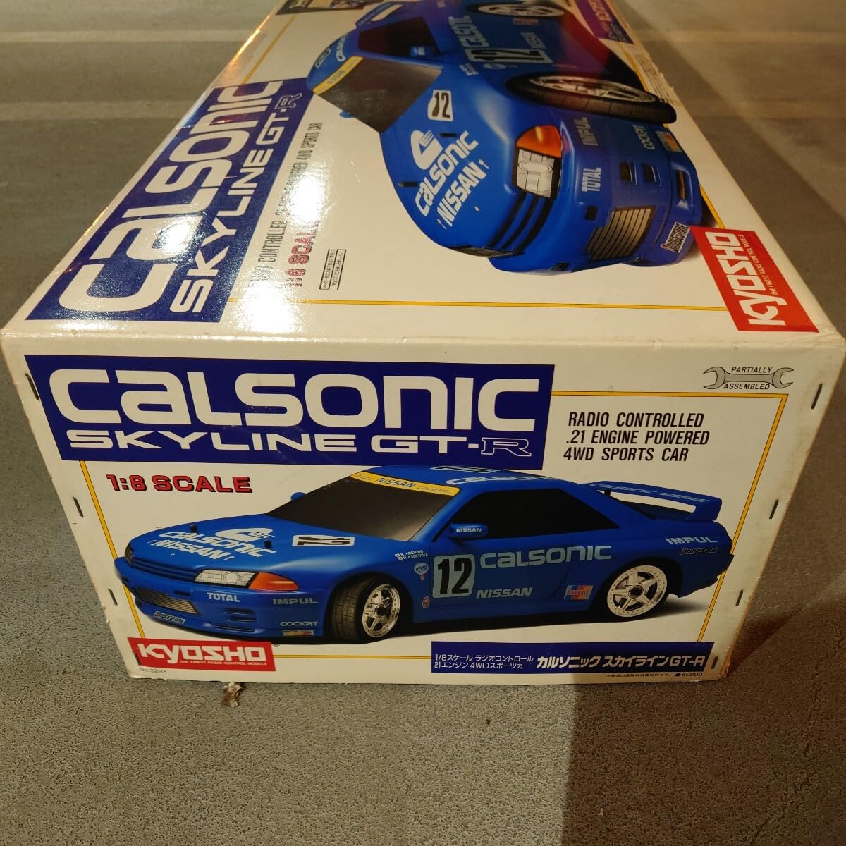 値引き可！ラジコン 京商 1/8 スカイライン カルソニック エンジンカー