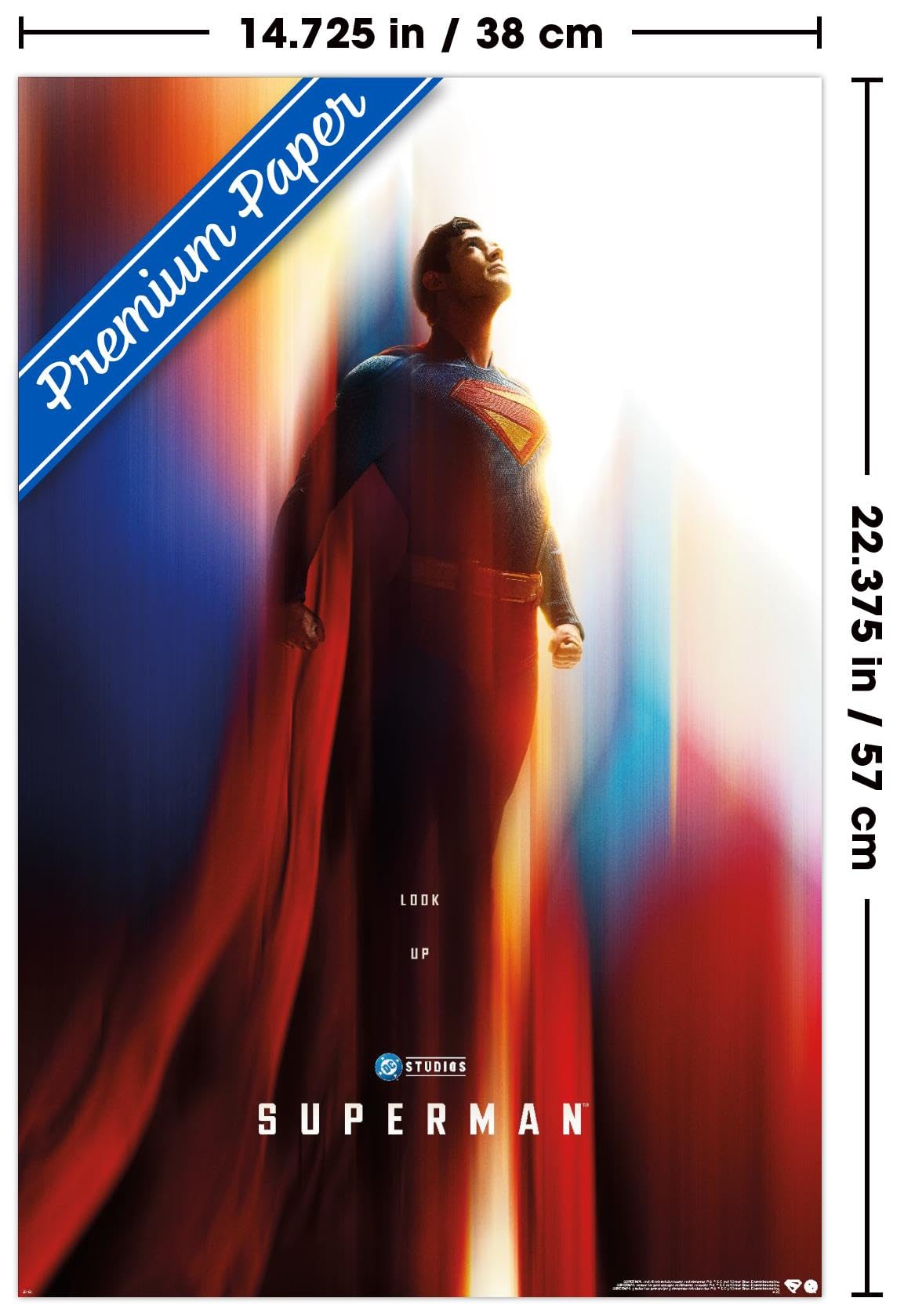 スーパーマン superman 2025 映画ポスター両面us版額付き