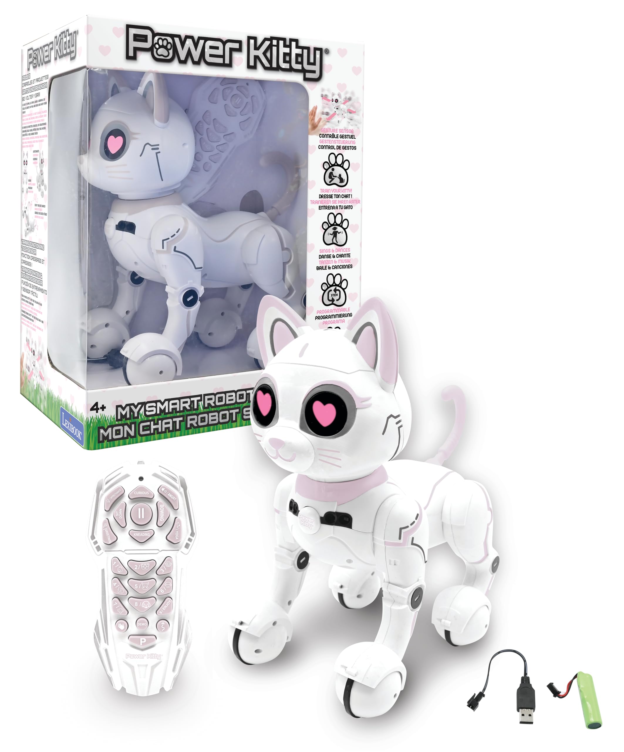 Amazon.com: LEXiBOOK - Power Kitty® - Remote Control Robot Cat