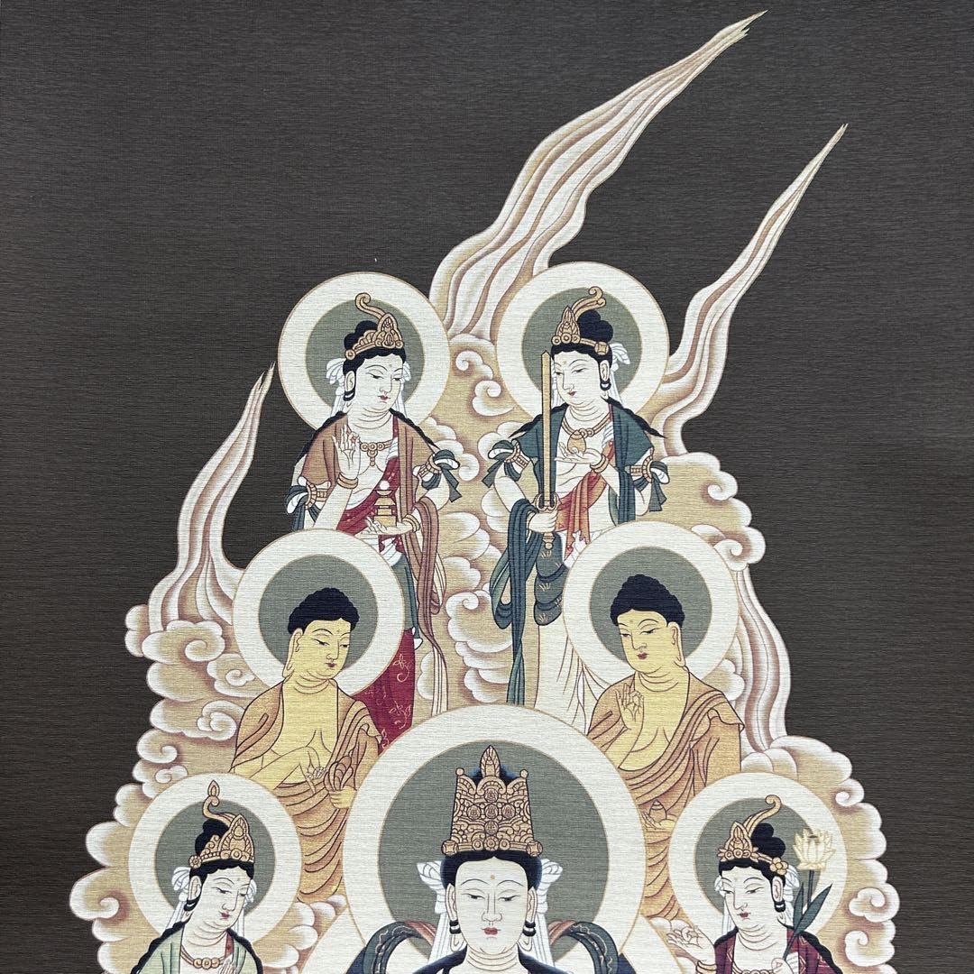 み*る様 ‼️大幅 ‼️ 十三佛仏画加藤清人2尺5寸