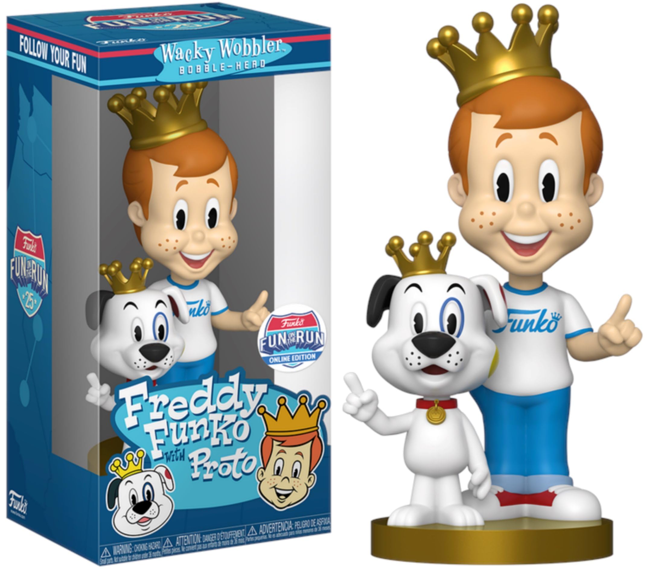 Amazon.com: Funko Fun on The Run Wacky Wobblers - Freddy with
