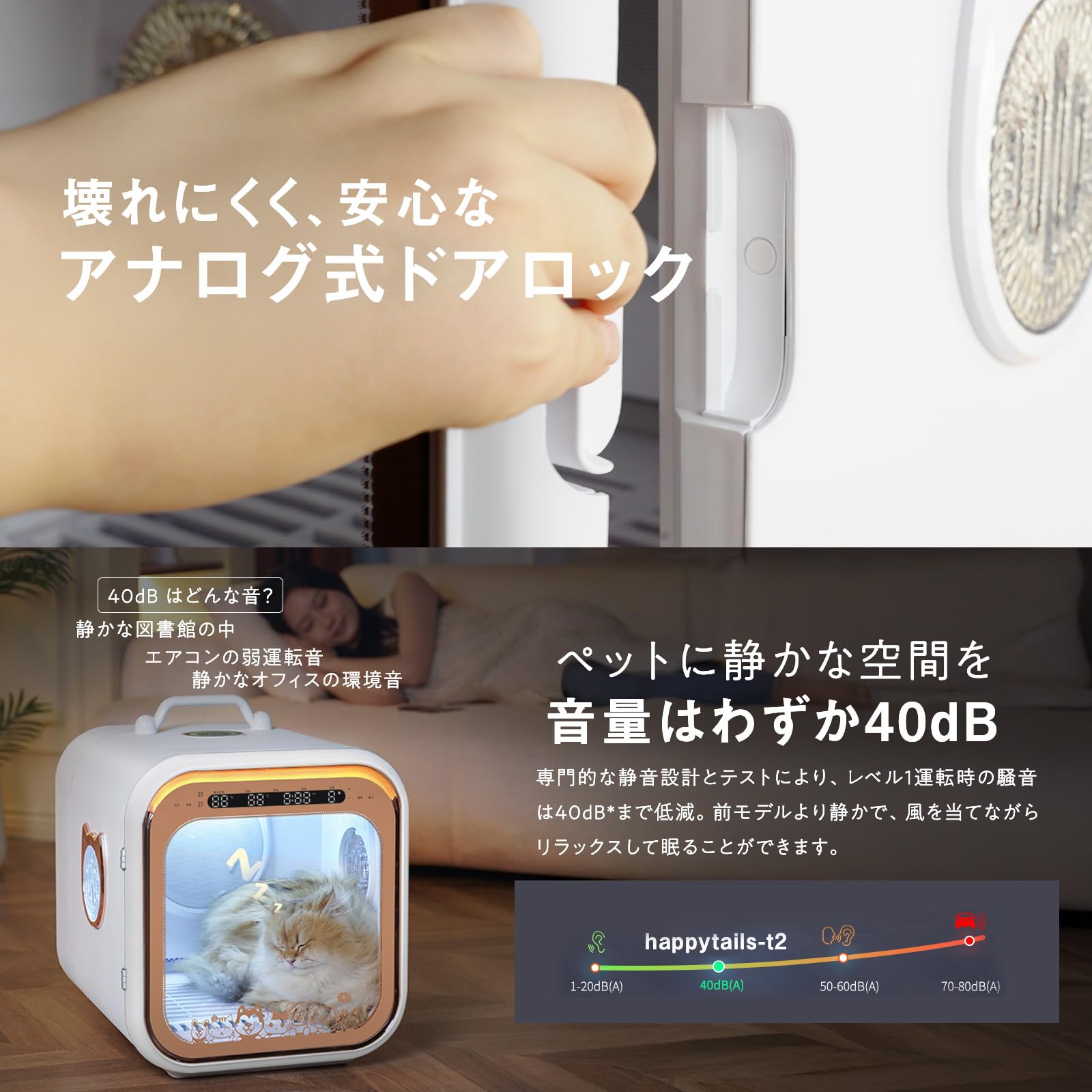Amazon.co.jp: しっぽの幸せ ペット 乾燥機 ペット ドライヤー ドライ