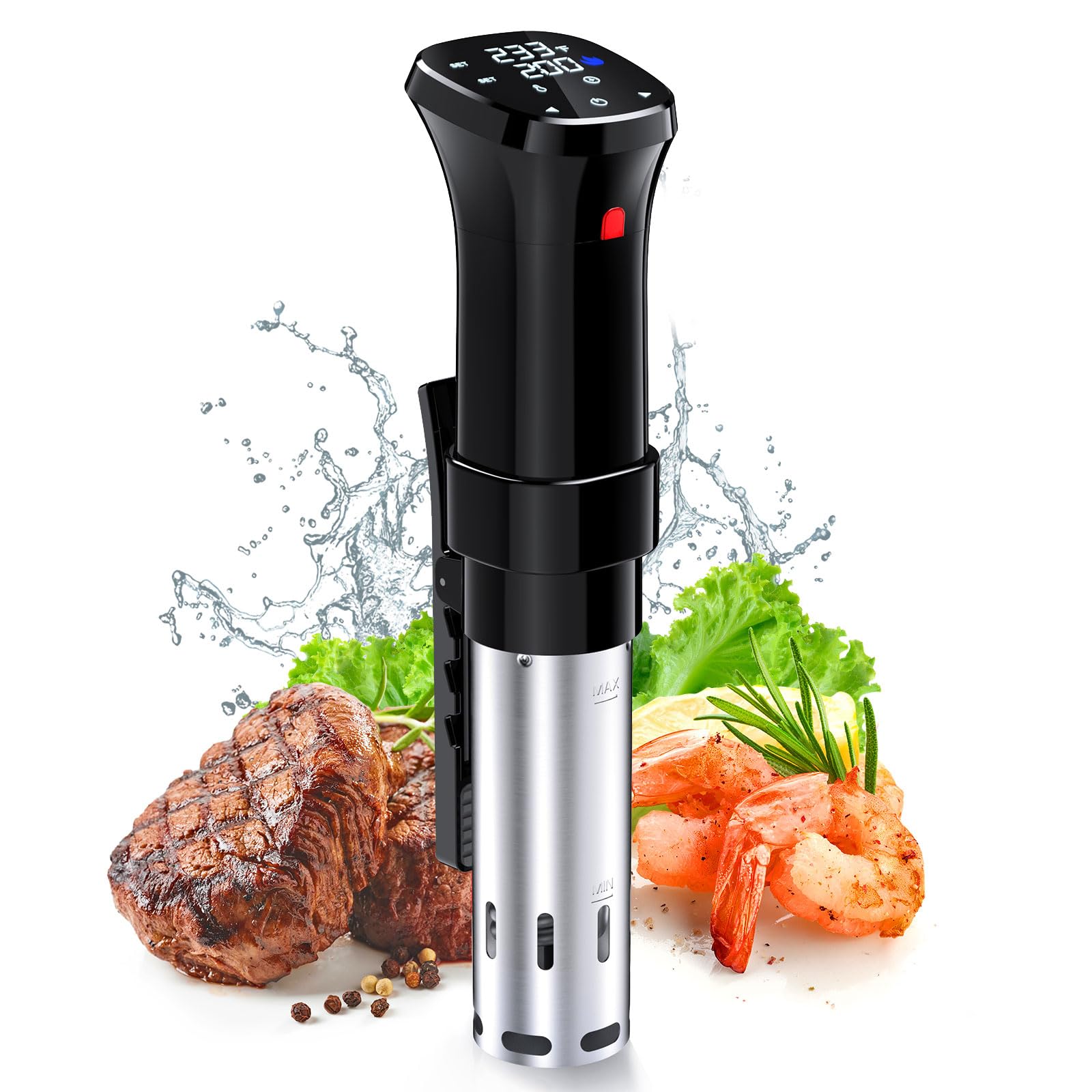 Amazon.co.jp: 低温調理器 1100Wハイパワー 低温調理器具 24時間 予約