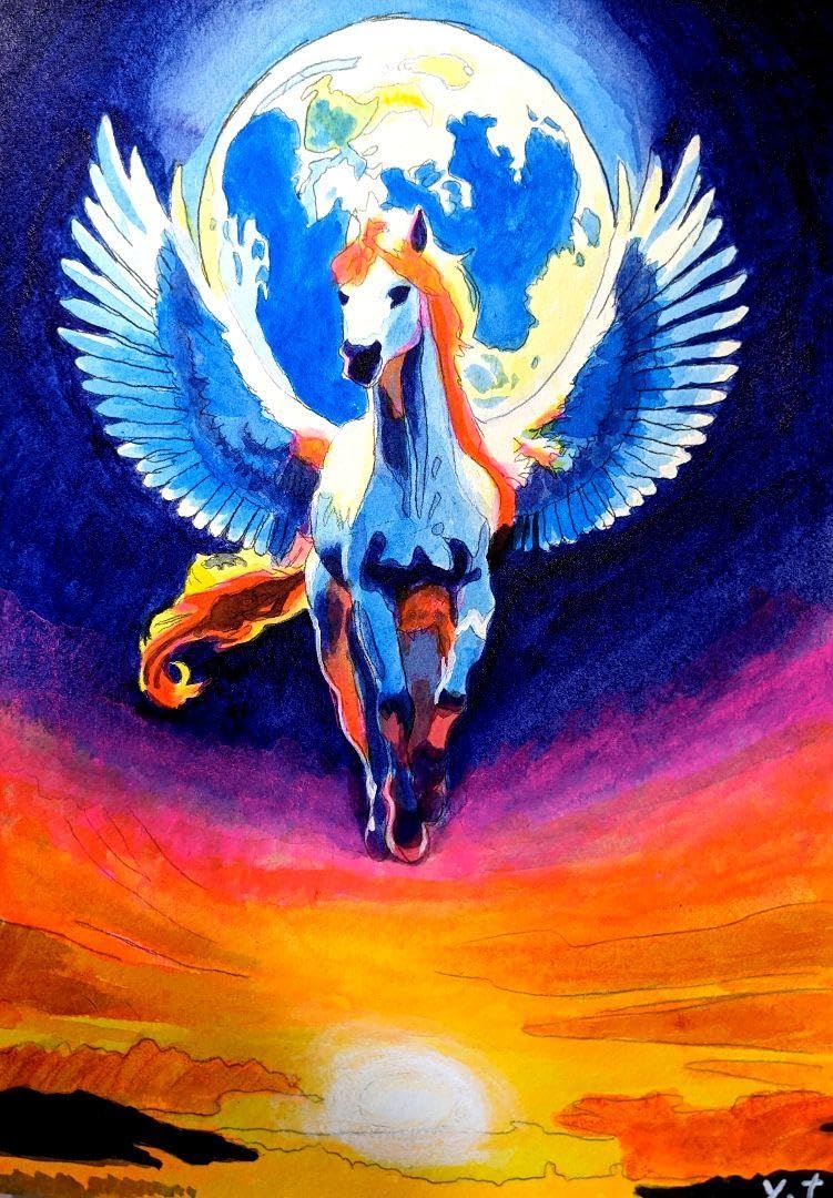 K*Z様 【月夜の晩に】アクリル画 F3 風景画 絵画 K*Z様 【月夜の晩に