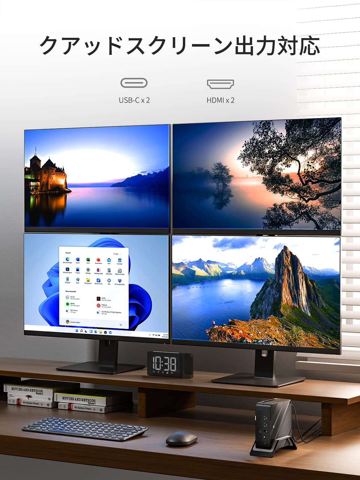 Amazon.co.jp: ミニPC AMD Ryzen 5 5625U DDR4 16GB 512GB NVMe SSD