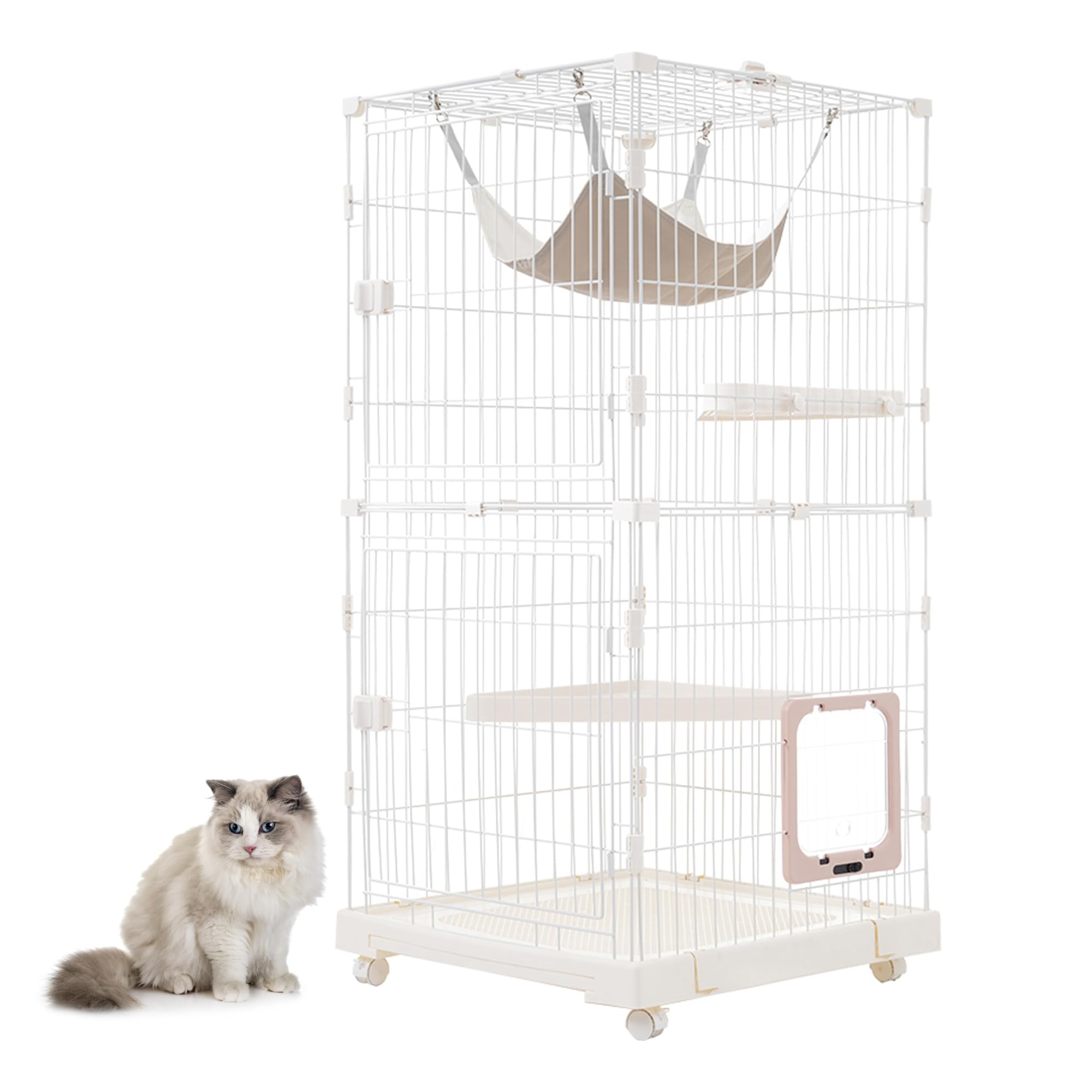 CAT TOWER STADIUM トイレ付きキャットケージ 2段 CAT TOWER STADIUM