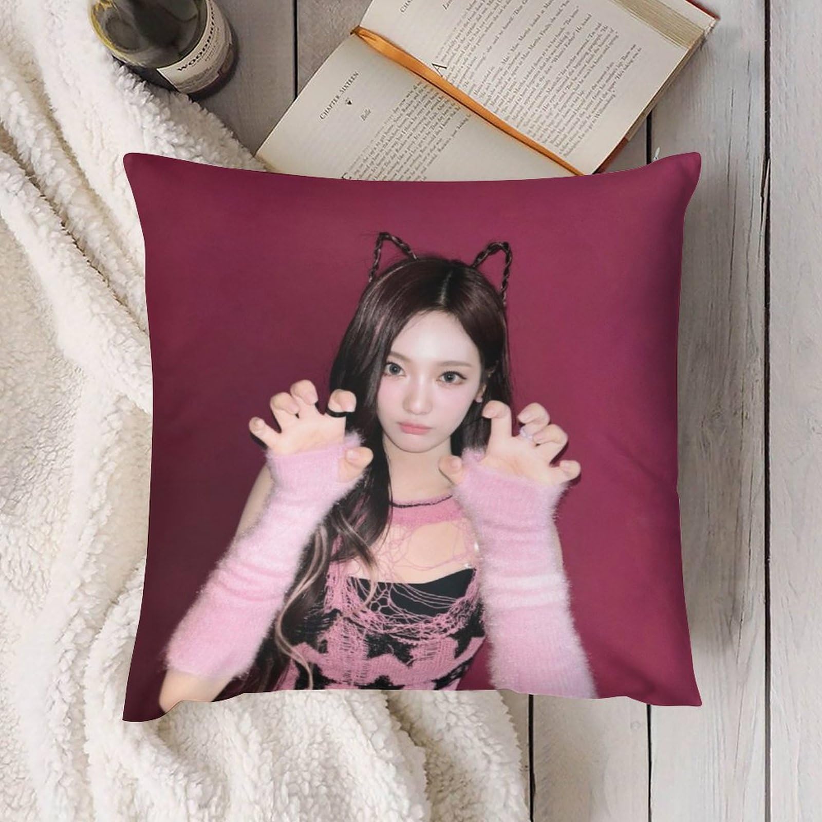 aespa ニンニン ningning 両面クッションカバー aespa ニンニン