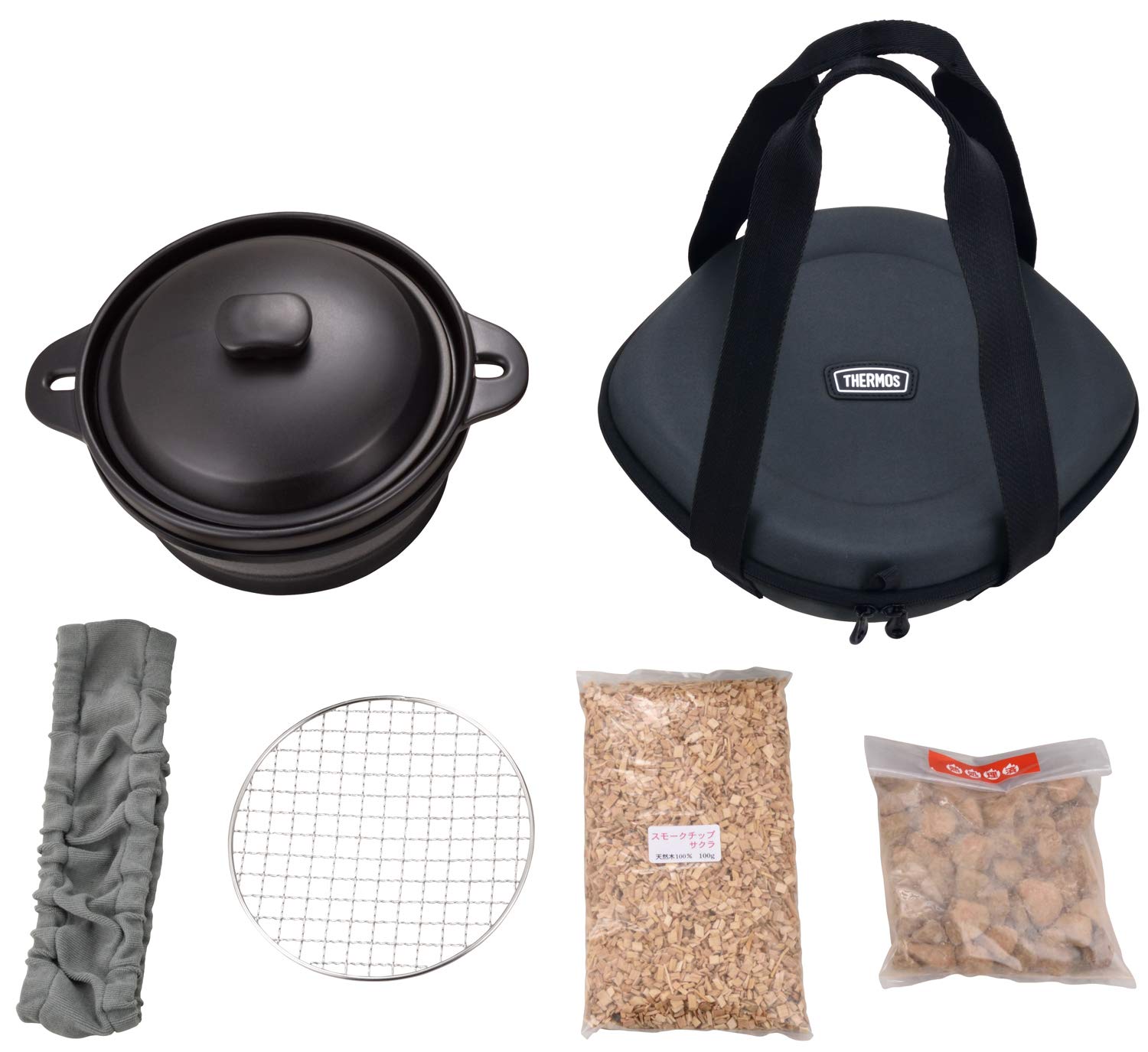 THERMOS 燻製用 ROP-002 保温器具付き 保温燻製器イージースモーカー