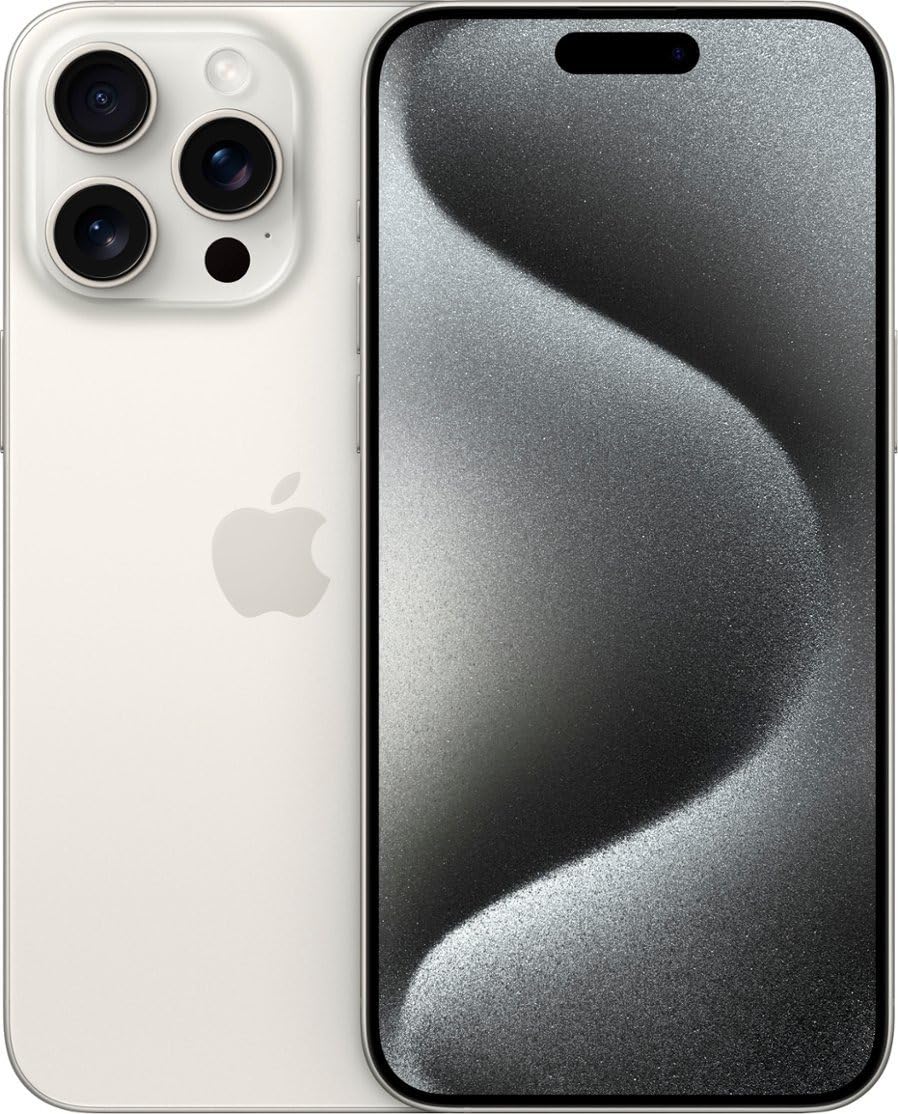 Amazon.com: Apple iPhone 15 Pro, 256GB, White Titanium - Unlocked