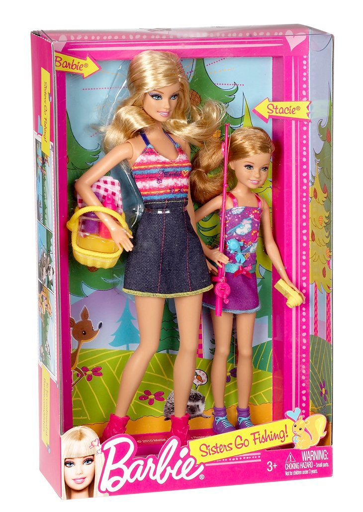 Amazon.co.jp: Barbie Sisters Go Fishing Barbie And Stacie Doll 2