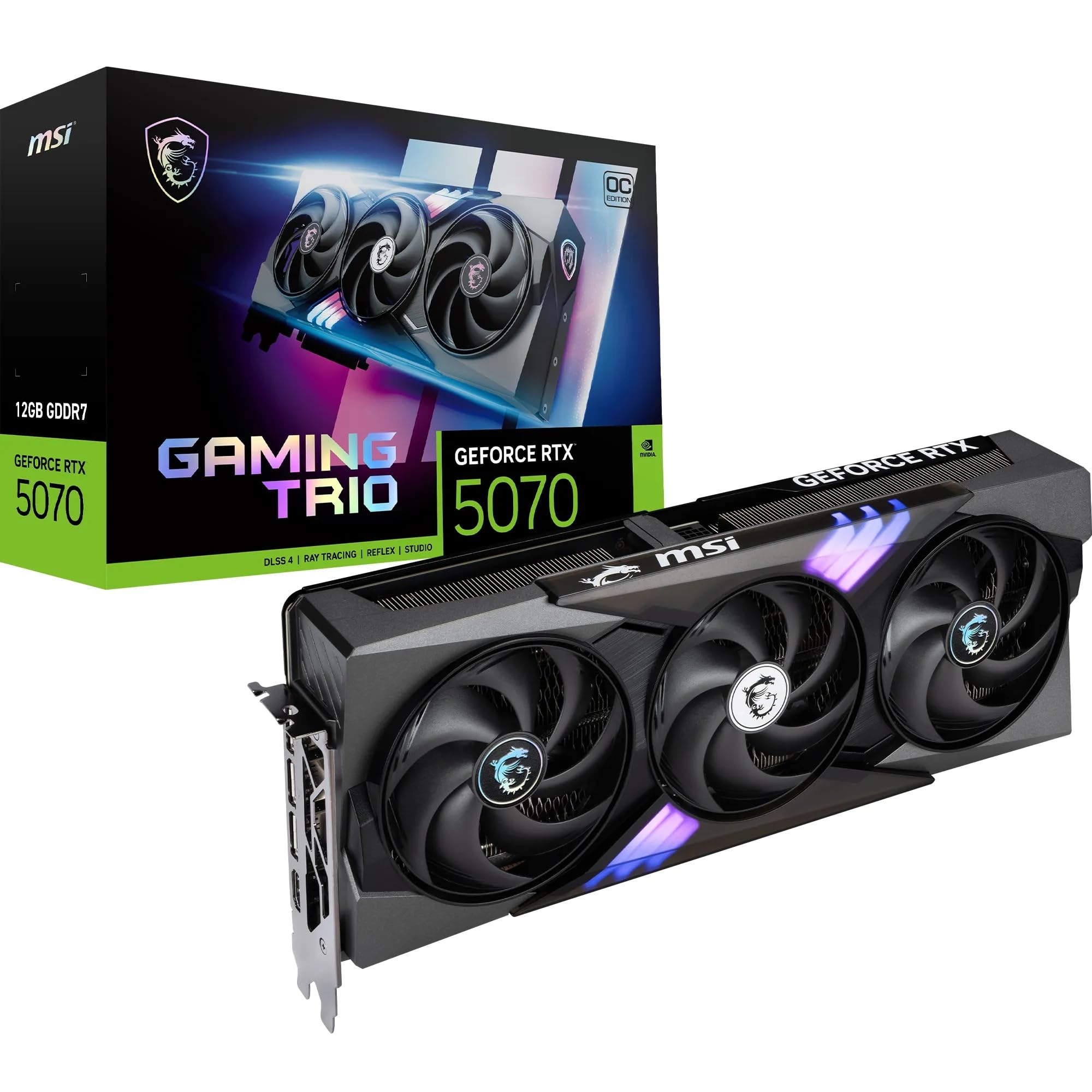 MSI GeForce RTX 5070 12G GAMING TRIO OC | Amazon.com.br