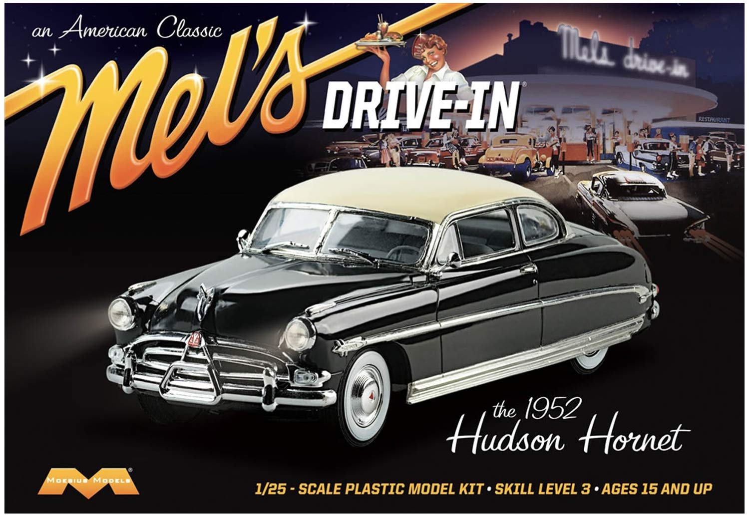 Amazon | メビウス 1/25 1952年ハドソン・ホーネット メルズ・ドライブ