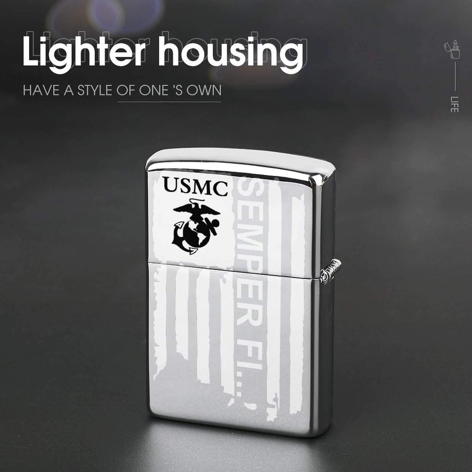 42kmrunfast USMC zippo ケース 6個セット 42kmrunfast 様専用 USMC