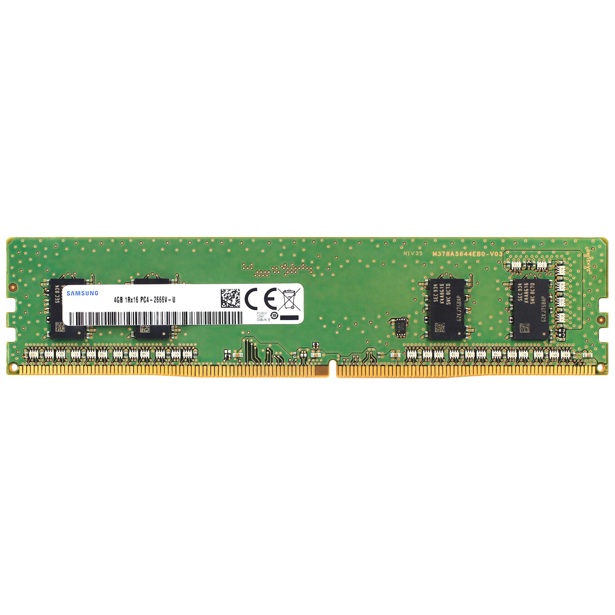 Samsung 4GB DDR4 2666MHz PC4-21300 (PC4-2666V) CL19 UDIMM 1Rx16