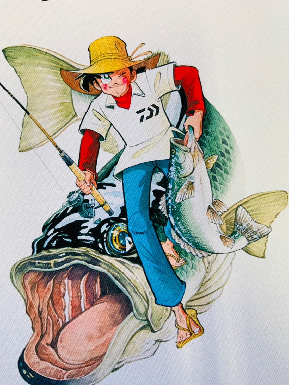 釣りキチ三平 大型ポスター イトウ・フライフィッシング 釣りキチ三平