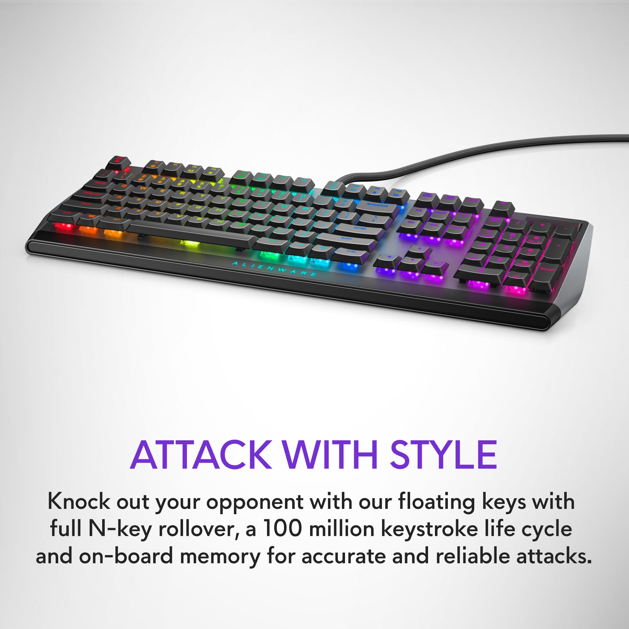 Alienware Low-Profile RGB Gaming Keyboard AW510K - Alienfx Per Key