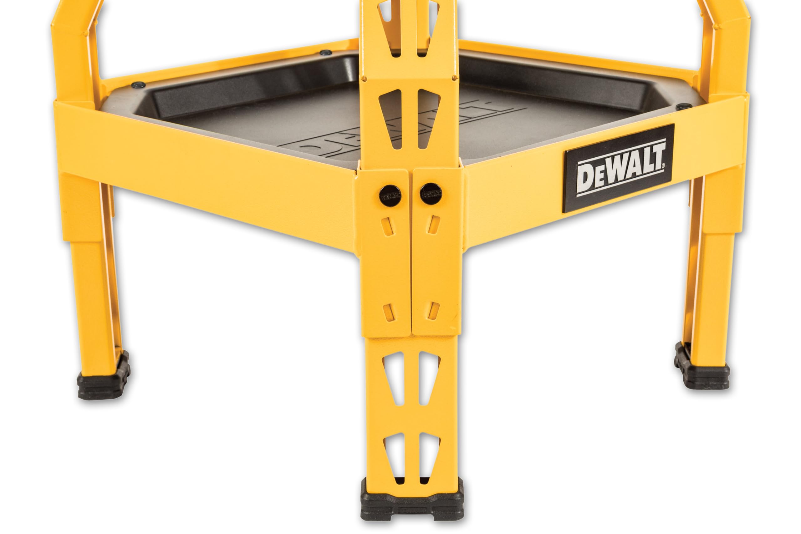 Amazon｜DEWALT ガレージやショップ用 頑丈な金属製スツール 360回転