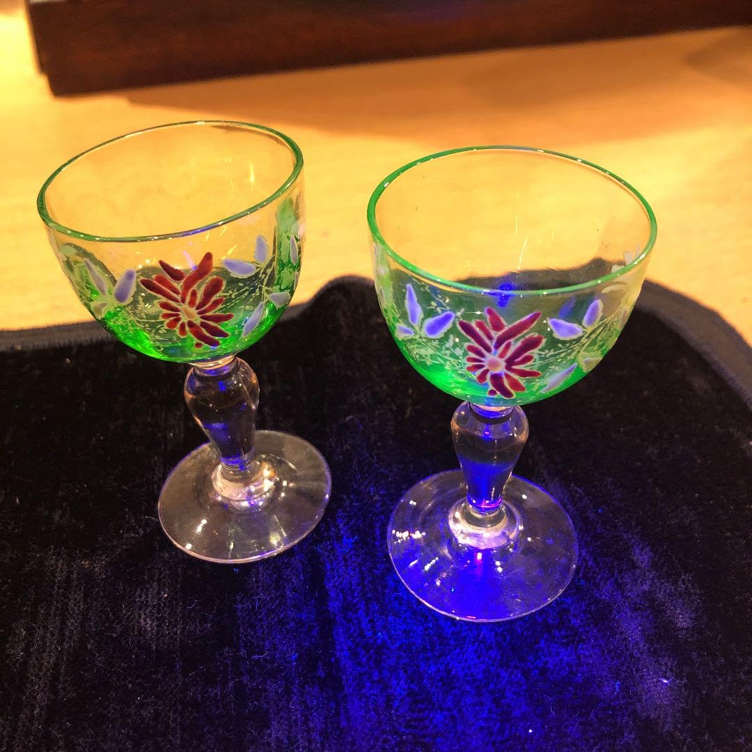 明治 大正 ビンテージグラス 硝子 3個セット 【公式通販】