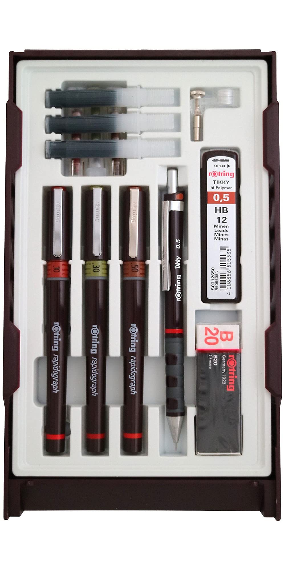 Amazon.co.jp: ロットリング カレッジセット ラピッドグラフ S0699500