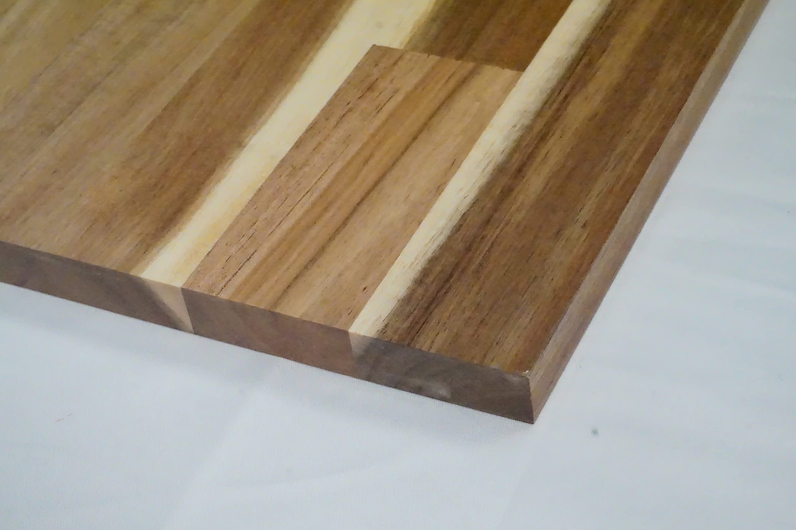 アカシア集成材15ミリ幅90縦45奥行45蜜蝋オイル仕上げ アカシア集成