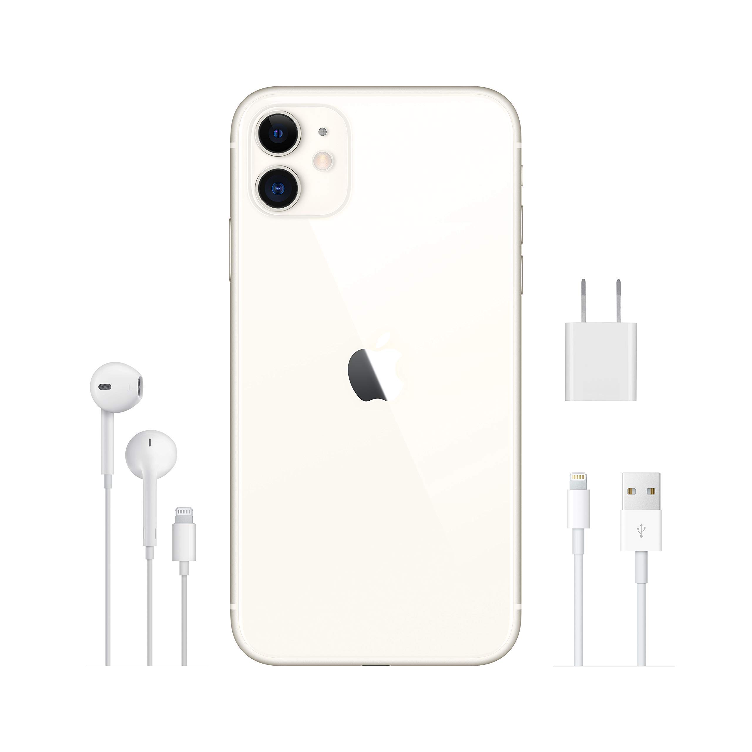 Amazon.com: Apple iPhone 11 64GB, White - Locked Cricket Wireless