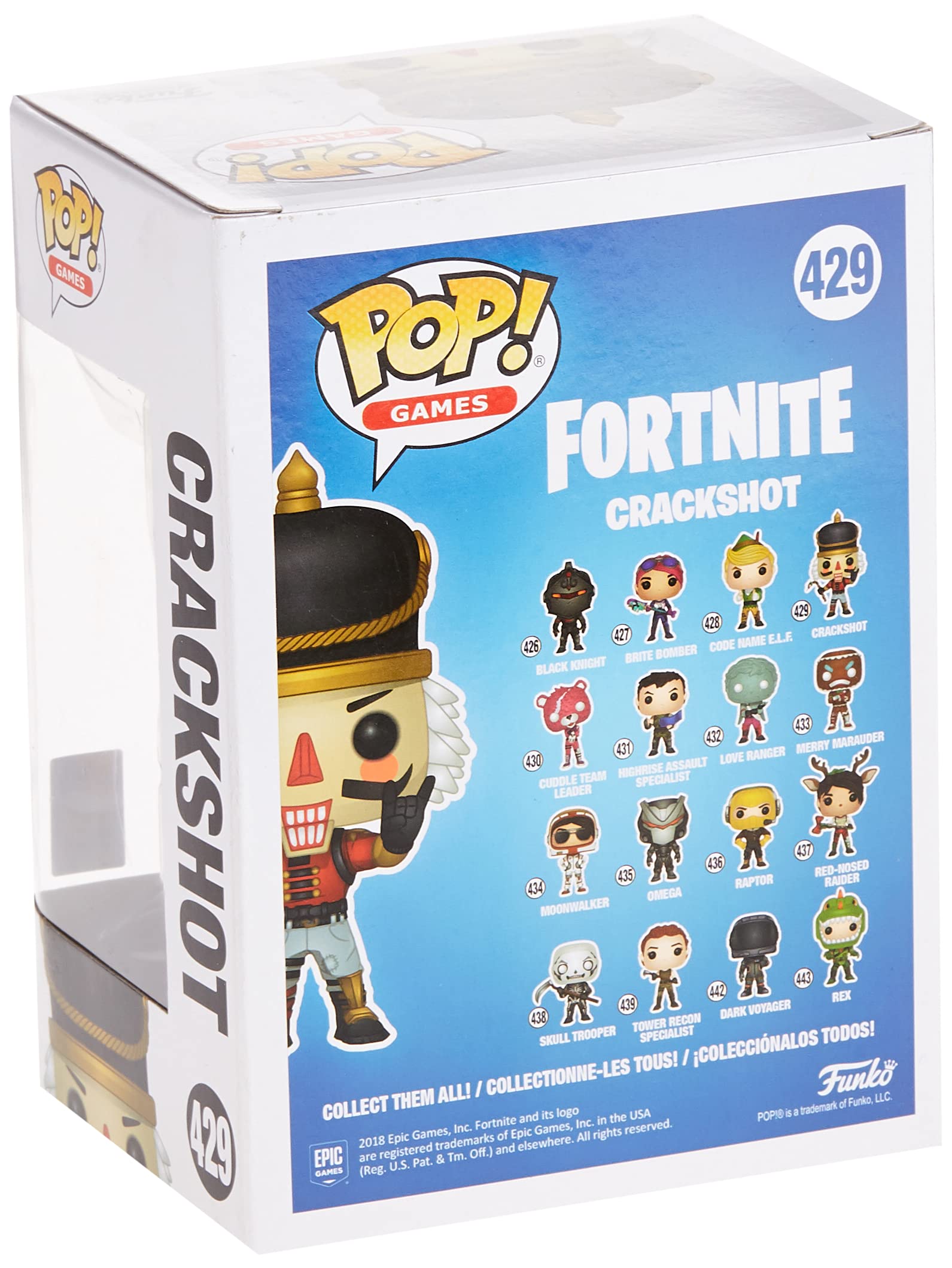 Amazon.com: Funko – Fortnite – Crackshot (Exclusive) – Bobble-Head