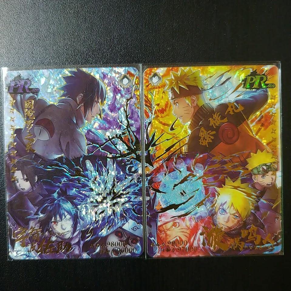 NARUTO 海外限定 カード ナルト サスケ サクラ カカシ 箔押 NARUTO