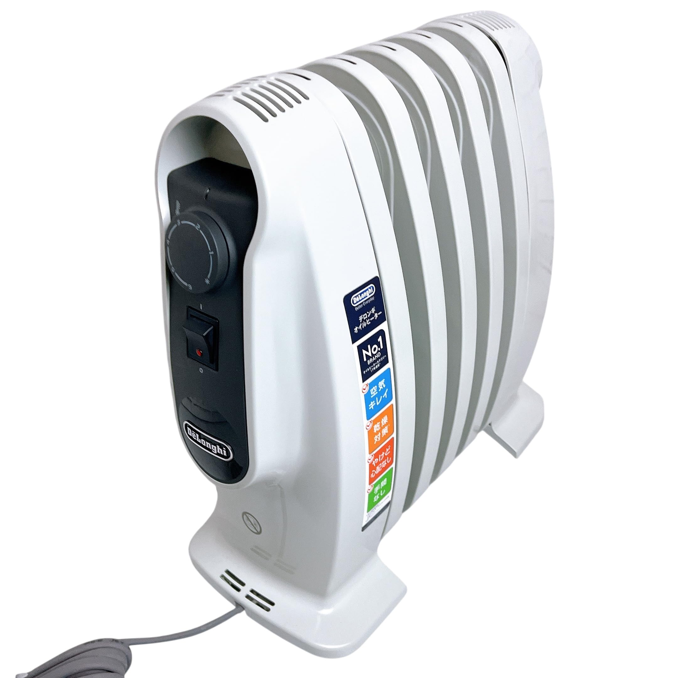 Amazon | デロンギ(DeLonghi)ミニオイルヒーター [1~3畳用] ゼロ風暖房
