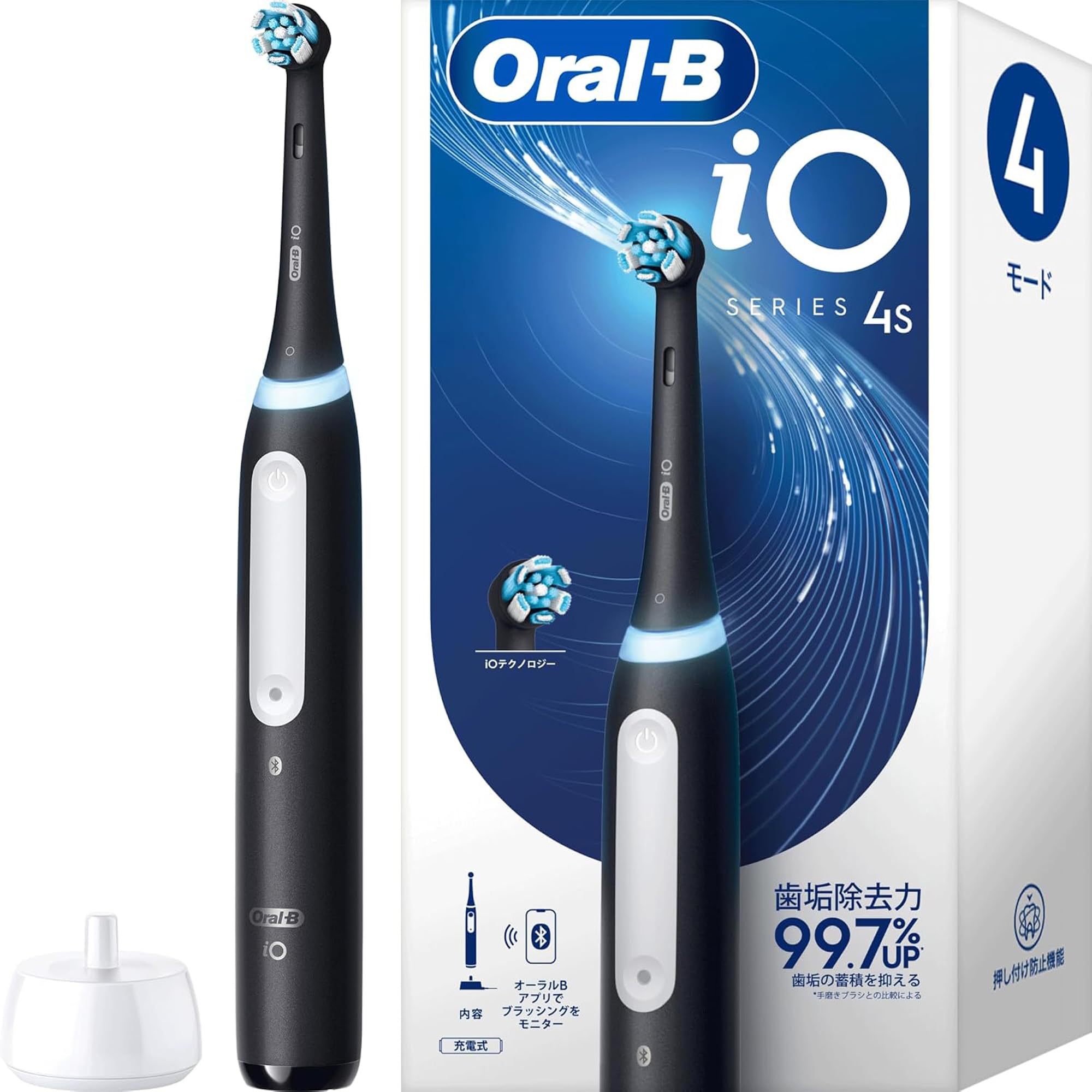 Amazon.co.jp: ブラウン 電動歯ブラシ オーラルB iO4S iOG41B60BK