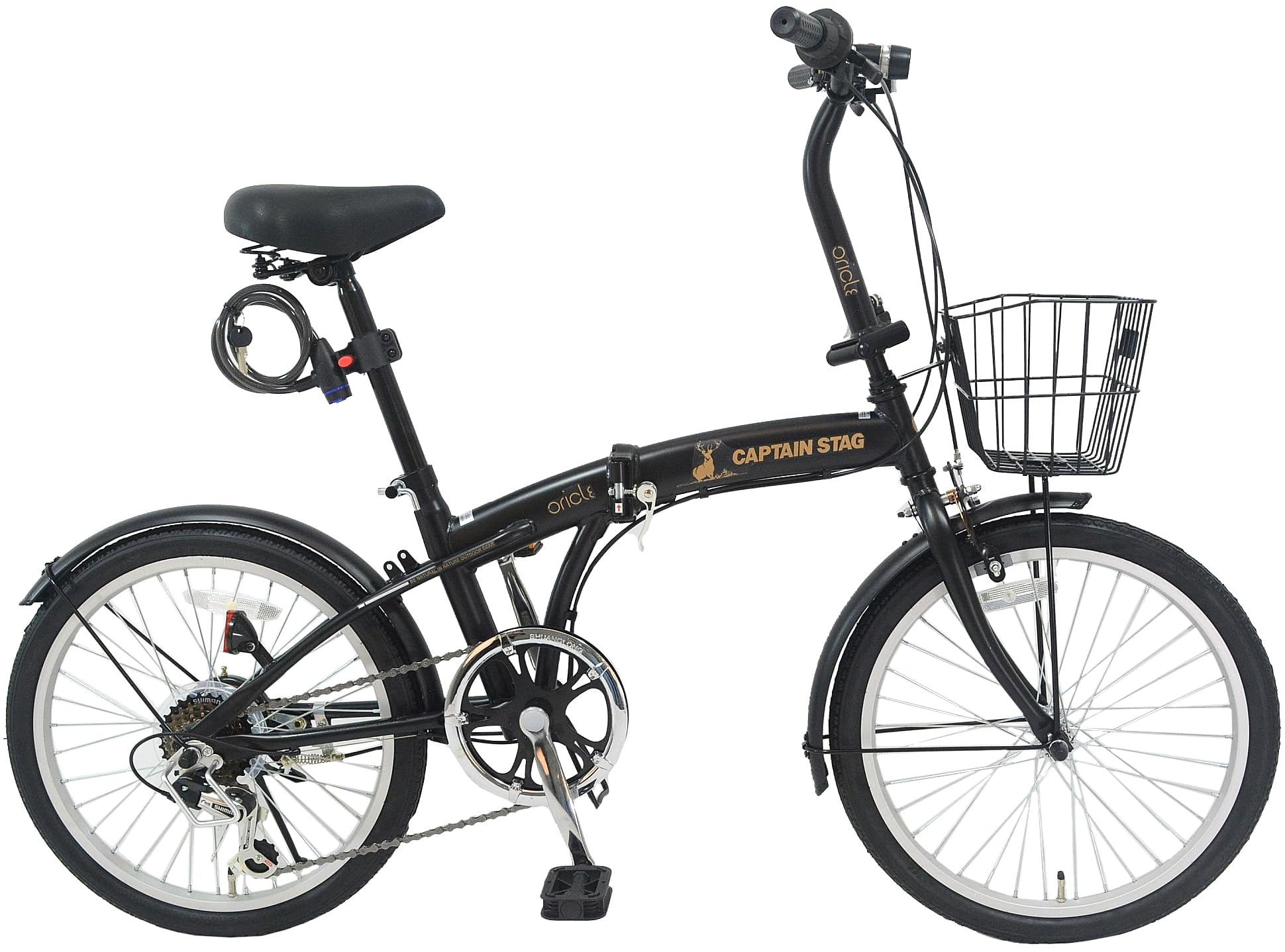 直接引取り.群馬館林付近】折りたたみ自転車 キャプテンスタッグ6速